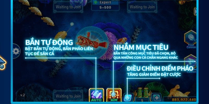 Tính năng hỗ trợ người chơi Bắn cá Long Vương thuận tiện